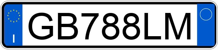 Numer rejestracyjny GB788LM posiada LANCIA Ypsilon 3a serie Numer rejestracyjny GB788LM posiada LANCIA Ypsilon 3a serie