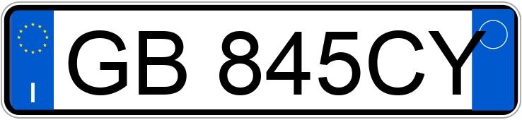 Numer rejestracyjny GB845CY posiada FORD EcoSport