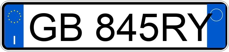 Numer rejestracyjny GB845RY posiada BMW Serie 4 Cbr