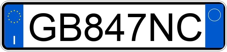 Numer rejestracyjny GB847NC posiada CITROEN C1