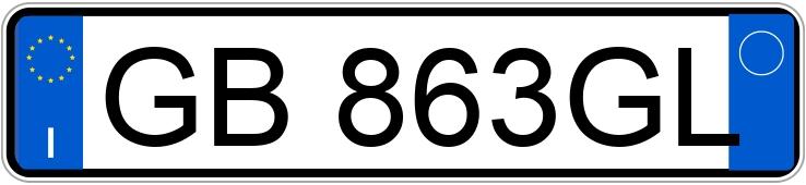 Numer rejestracyjny GB863GL posiada LANCIA Ypsilon 3a serie