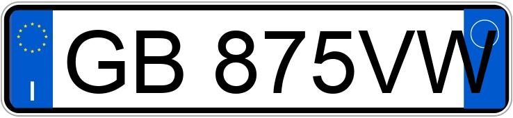 Numer rejestracyjny GB875VW posiada FORD Fiesta 7a serie Numer rejestracyjny GB875VW posiada FORD Fiesta 7a serie