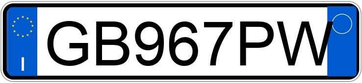 Numer rejestracyjny GB967PW posiada VOLKSWAGEN Golf 8a serie Numer rejestracyjny GB967PW posiada VOLKSWAGEN Golf 8a serie