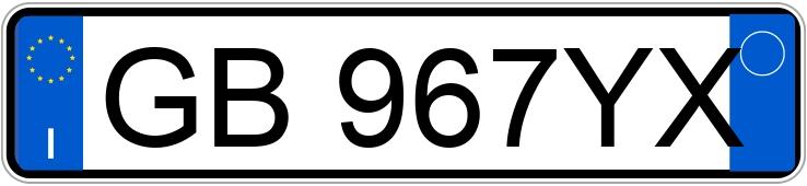 Numer rejestracyjny GB967YX posiada OPEL Corsa 6a serie Numer rejestracyjny GB967YX posiada OPEL Corsa 6a serie