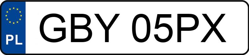 Numer rejestracyjny GBY 05PX posiada URSUS C 360 - GBY05PX