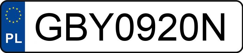 Numer rejestracyjny GBY 0920N posiada PEUGEOT 407 SW 2.0 MR`04 E3 Platinum 145 Aut. - GBY0920N