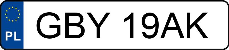 Numer rejestracyjny GBY 19AK posiada FIAT Seicento 0.9 Kat. S - GBY19AK