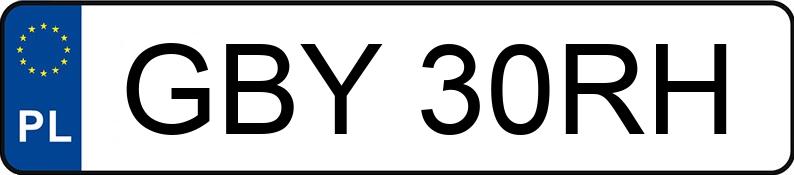 Numer rejestracyjny GBY 30RH posiada FORD FIESTA 1.2 KAT - GBY30RH Numer rejestracyjny GBY 30RH posiada FORD FIESTA 1.2 KAT - GBY30RH