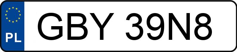 Numer rejestracyjny GBY 39N8 posiada VOLVO XC90 - GBY39N8