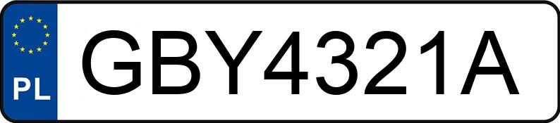 Numer rejestracyjny GBY 4321A posiada BMW X5 MR`14 E6 F15 xDrive35i Step - GBY4321A Numer rejestracyjny GBY 4321A posiada BMW X5 MR`14 E6 F15 xDrive35i Step - GBY4321A