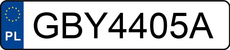 Numer rejestracyjny GBY 4405A posiada FORD FOCUS - GBY4405A