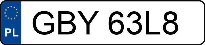 Numer rejestracyjny GBY 63L8 posiada RENAULT CLIO - GBY63L8 Numer rejestracyjny GBY 63L8 posiada RENAULT CLIO - GBY63L8