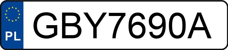 Numer rejestracyjny GBY 7690A posiada SKODA SUPERB - GBY7690A Numer rejestracyjny GBY 7690A posiada SKODA SUPERB - GBY7690A