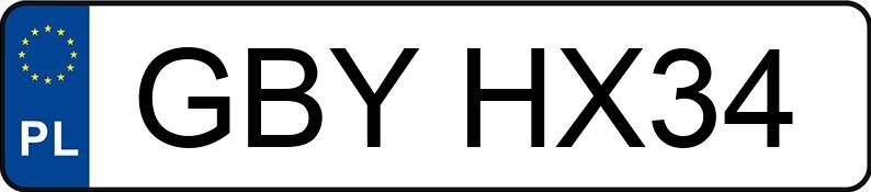 Numer rejestracyjny GBY HX34 posiada URSUS C 360 - GBYHX34