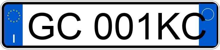 Numer rejestracyjny GC001KC posiada TESLA Model S Numer rejestracyjny GC001KC posiada TESLA Model S