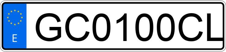 Numer rejestracyjny GC0100CL posiada OPEL ASTRA