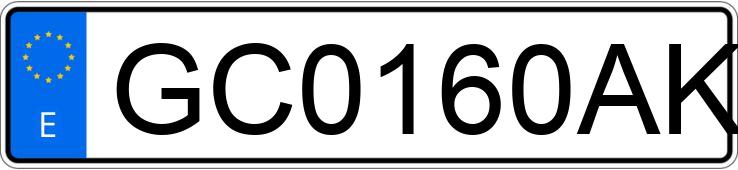 Numer rejestracyjny GC0160AK posiada OPEL KADETT