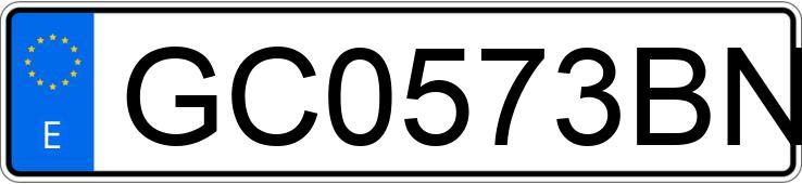 Numer rejestracyjny GC0573BN posiada TOYOTA RAV4