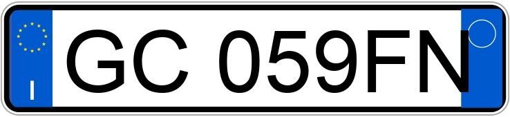 Numer rejestracyjny GC059FN posiada BMW i3