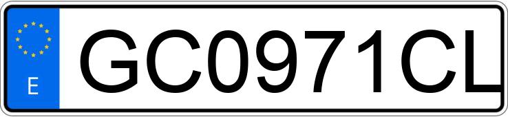 Numer rejestracyjny GC0971CL posiada NISSAN TERRANO II