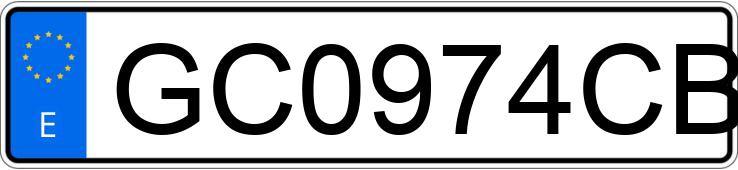 Numer rejestracyjny GC0974CB posiada TOYOTA COROLLA