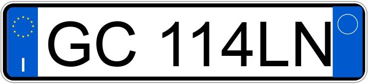 Numer rejestracyjny GC114LN posiada FIAT Panda 2a serie Numer rejestracyjny GC114LN posiada FIAT Panda 2a serie