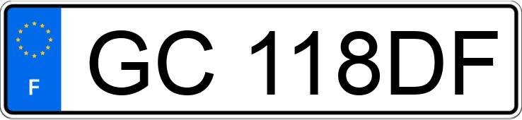 Numer rejestracyjny GC118DF posiada FIAT DUCATO