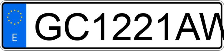 El número de registro GC1221AW tiene BMW SERIE 3