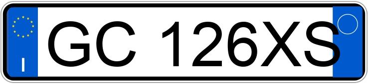 Numer rejestracyjny GC126XS posiada FIAT 500 Numer rejestracyjny GC126XS posiada FIAT 500