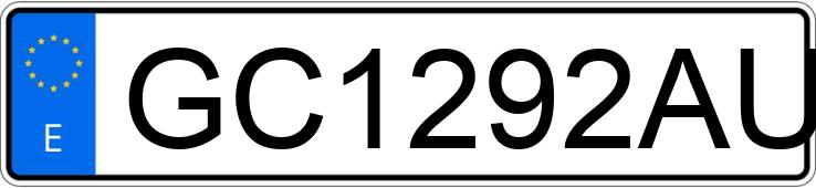 Numer rejestracyjny GC1292AU posiada MITSUBISHI MONTERO Numer rejestracyjny GC1292AU posiada MITSUBISHI MONTERO