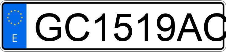 Numer rejestracyjny GC1519AC posiada RENAULT 11