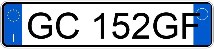 Numer rejestracyjny GC152GF posiada FIAT Panda 3a serie