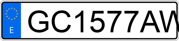 Numer rejestracyjny GC1577AW posiada TOYOTA LAND CRUISER LARGE Numer rejestracyjny GC1577AW posiada TOYOTA LAND CRUISER LARGE