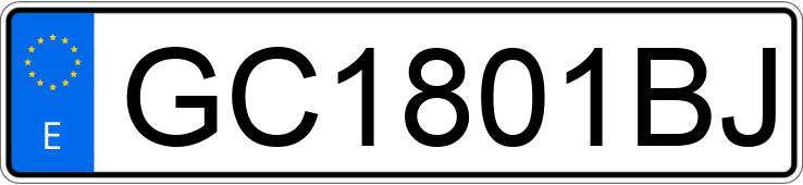 Numer rejestracyjny GC1801BJ posiada VOLKSWAGEN POLO