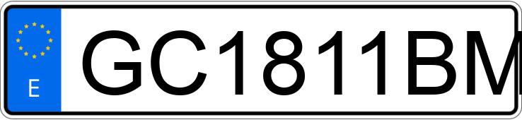 Numer rejestracyjny GC1811BM posiada SUZUKI VITARA XALOC