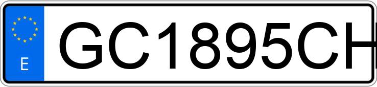 Numer rejestracyjny GC1895CH posiada VOLKSWAGEN GOLF Numer rejestracyjny GC1895CH posiada VOLKSWAGEN GOLF