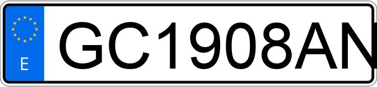 Numer rejestracyjny GC1908AN posiada OPEL KADETT