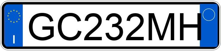 Numer rejestracyjny GC232MH posiada ALFA ROMEO Giulia Numer rejestracyjny GC232MH posiada ALFA ROMEO Giulia