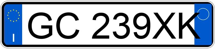 Numer rejestracyjny GC239XK posiada MINI Mini 3a serie