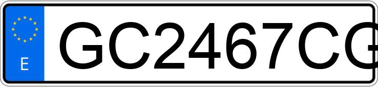 Numer rejestracyjny GC2467CG posiada TOYOTA HI-ACE