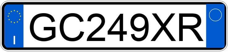 Numer rejestracyjny GC249XR posiada SUZUKI Vitara