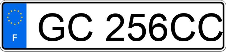 Le numéro d’enregistrement GC256CC a RENAULT CLIO V