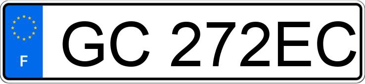 Numer rejestracyjny GC272EC posiada PEUGEOT 208 II