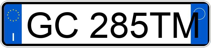 Numer rejestracyjny GC285TM posiada OPEL Corsa 6a serie