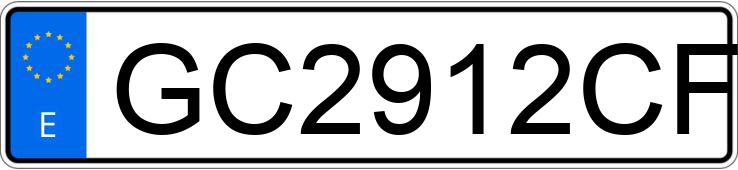 Numer rejestracyjny GC2912CF posiada RENAULT CLIO