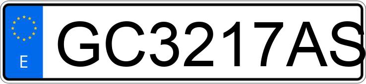 Numer rejestracyjny GC3217AS posiada RENAULT 5 Numer rejestracyjny GC3217AS posiada RENAULT 5