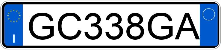 Numer rejestracyjny GC338GA posiada MITSUBISHI Pajero