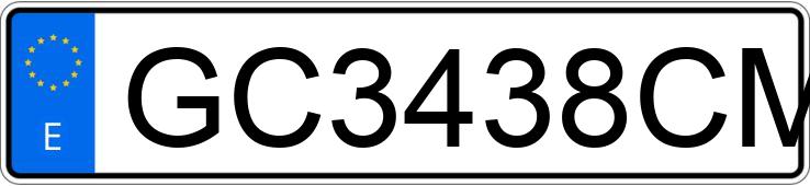 Numer rejestracyjny GC3438CM posiada TOYOTA LAND CRUISER Numer rejestracyjny GC3438CM posiada TOYOTA LAND CRUISER