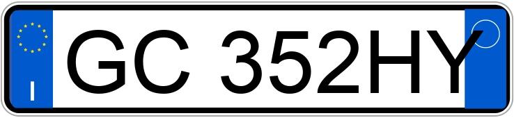 Numer rejestracyjny GC352HY posiada VOLKSWAGEN Polo 6a serie