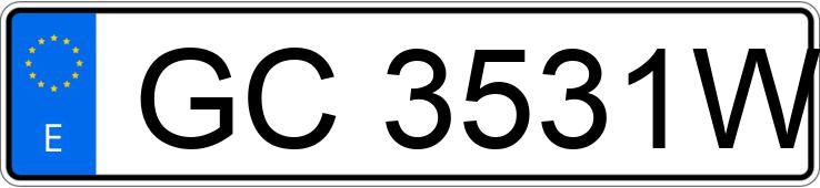 Numer rejestracyjny GC3531W posiada PORSCHE 924 Numer rejestracyjny GC3531W posiada PORSCHE 924
